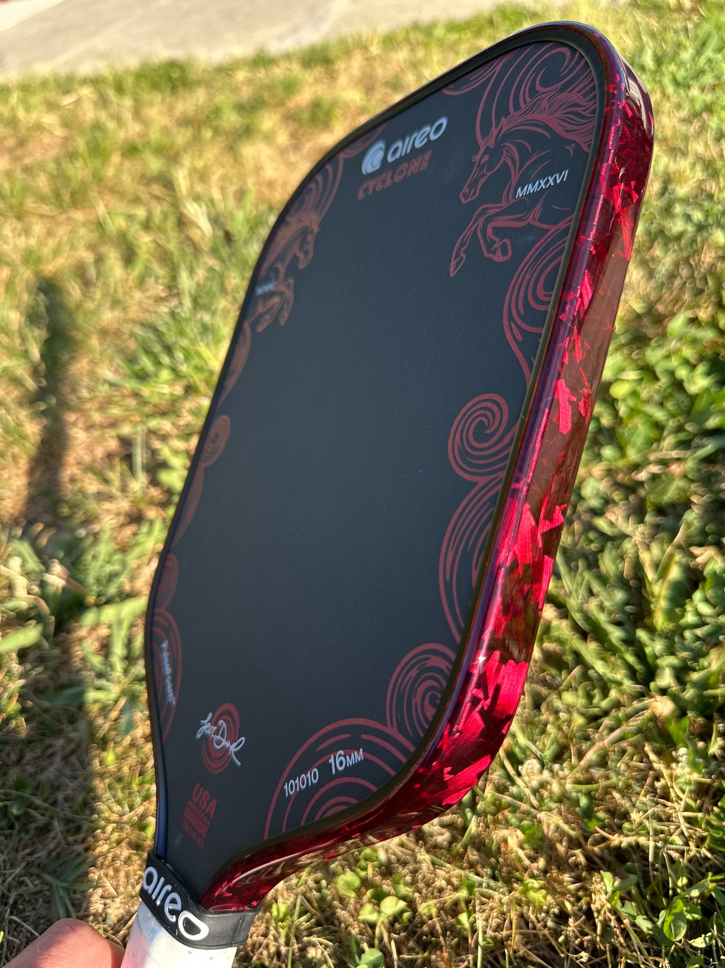 Ruby Red Forged Carbon